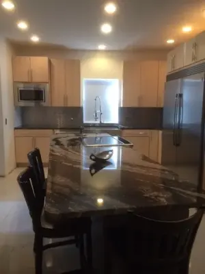 Modern Dark Countertops for Kitchens — Kitchen Remodeling project by All Stone Granite & Marble