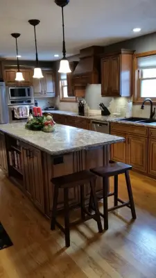 Carrington Maple by Kraftmaid — Kitchen Remodeling project by Jeff Shafier Of Lowe's Home Improvement