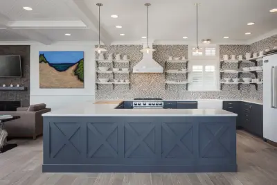 Unique by the Bay, Harvey Cedars — Kitchen Remodeling project by Francie Milano Kitchens Inc.