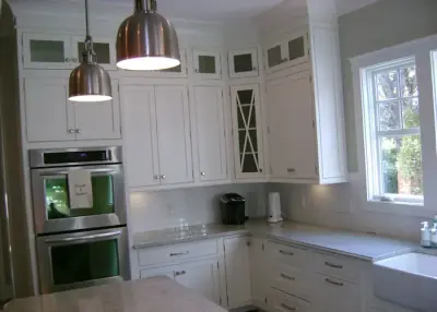 Luminous White Kitchen — Kitchen Remodeling project by Kitchen Cabinet Worx