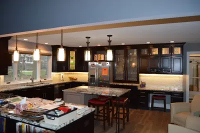 Kraftmaid and Diamond Reflection Culinary Space — Kitchen Remodeling project by Jeff Shafier Of Lowe's Home Improvement