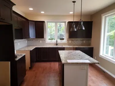 Rhinelander Lake residence kitchen — Kitchen Remodeling project by Kitchen And Bath Design Center Of Mid-State Supply
