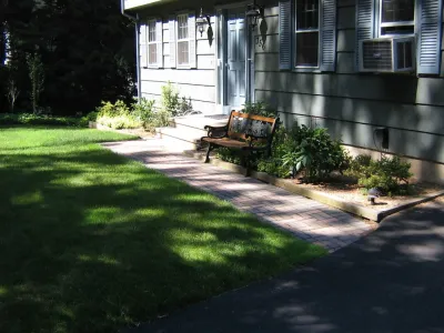 Two Walkways - Northford by TJB-INC Landscape & Drainage Contractor