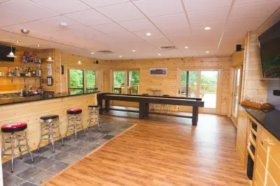 Log Cabin Lower Level — Kitchen Remodeling project by Cavender's The Interior Company