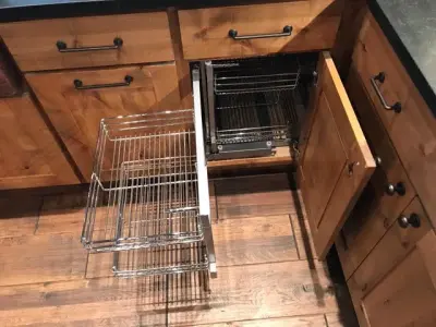 Enchanted Corner Cabinet — Kitchen Remodeling project by Cedar Mountain Woodwrights