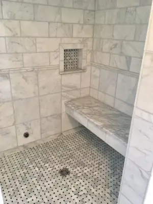 Stone Rain Shower — Kitchen Remodeling project by Annette