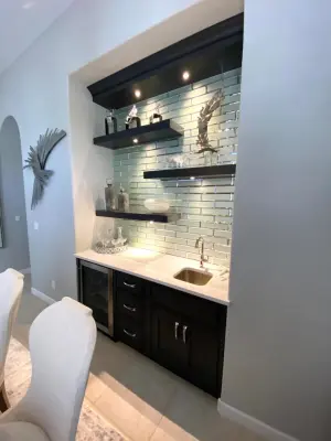 Indialantic Master Bathroom and Bar Renovation — Kitchen Remodeling project by Elevated Spaces