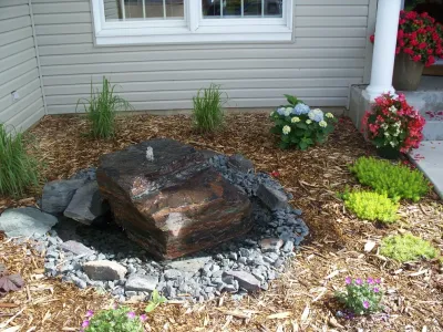 Water Features — Landscape Construction project by Sargent's Gardens in Rochester
