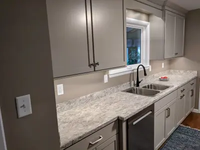 Mechanicsburg, PA Kitchen Renovation; From Dated and Confined to Modern and Efficient — Kitchen Remodeling project by Stacey Kocevar Designs, LLC