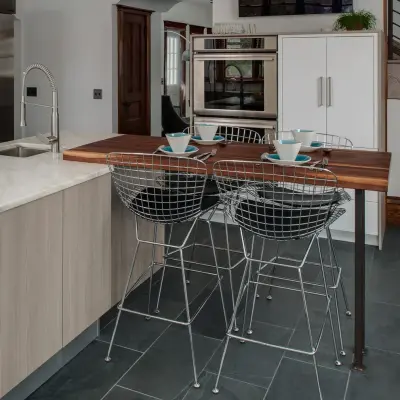Modern Meetings — Kitchen Remodeling project by B.C.D. Interiors