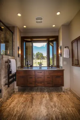 Reflective Enchantment Master Bathroom — Kitchen Remodeling project by Precision Granite