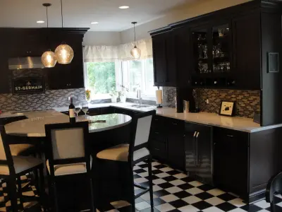 Contemporary European Eatery — Kitchen Remodeling project by Kindred Kitchens And Baths