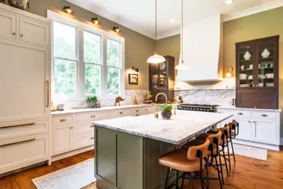 Contemporary European Farmhouse — Kitchen Remodeling project by Spring Hill Design And Woodcraft