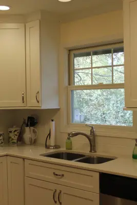 Bespoke White Kitchen in West Lafayette, IN — Kitchen Remodeling project by LMHDesign