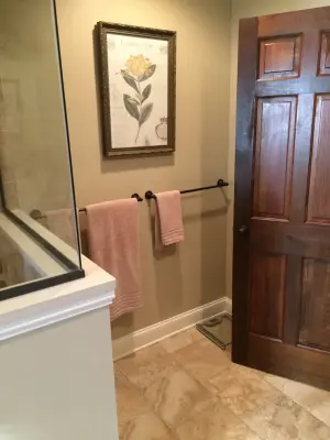 Montgomery Primary Bathroom — Kitchen Remodeling project by J2 Design Studio