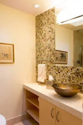 Lunar Peak Restroom — Kitchen Remodeling project by Kathleen Donohue, Neil Kelly Co.