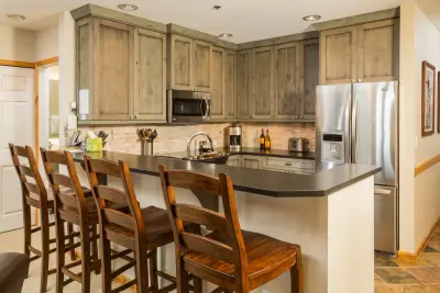 Northwest Colorado Mountain Townhouse — Kitchen Remodeling project by Alpine Lumber Steamboat
