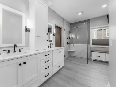 New Albany Bathroom, Wardrobe, and Laundry Area — Kitchen Remodeling project by Residence Design Build Remodel