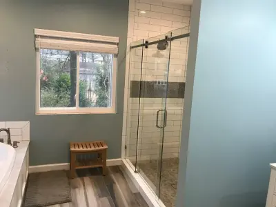 Oaklawn Drive Bathroom Expansion — Home Renovation & Remodeling Services project by Lewis And Company Construction And Design