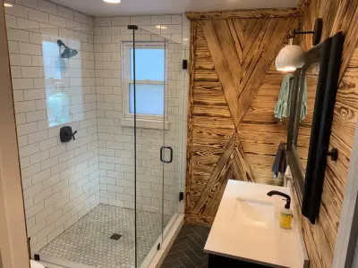 Restroom Facilities at the Office — Home Renovation & Remodeling Services project by Canter Construction