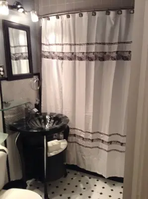 Salon Restroom — Home Renovation & Remodeling Services project by Kalin Charter