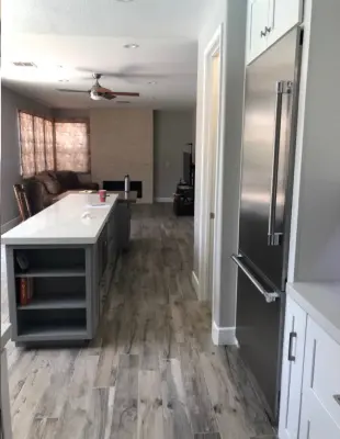 Open Plan Living Room and Kitchen Renovation with Appliance Upgrade — Home Renovation & Remodeling Services project by AFR Construction