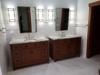 Orting Primary Bathroom — Home Renovation & Remodeling Services project by Gesang Remodeling