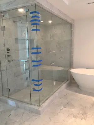 Varied Restrooms — Home Renovation & Remodeling Services project by Abba Construction & Remodeling