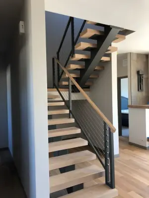 Suspended Steps — Home Renovation & Remodeling Services project by J.Howell Custom Home Builder