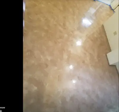 Resin Floor Coating — Home Renovation & Remodeling Services project by GP General Contracting Inc.