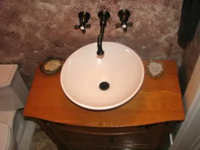 Stylish Restroom — Home Renovation & Remodeling Services project by Lowder & Lowder Construction Inc.