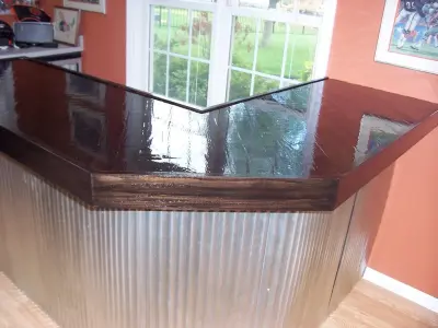 Waunakee Industrial Home Bar — Home Renovation & Remodeling Services project by Byrnes Custom Construction
