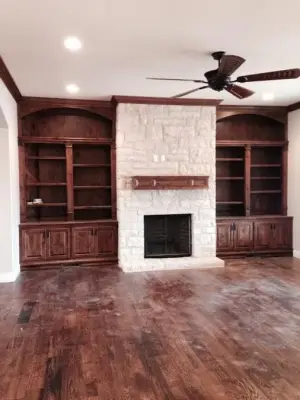 Personalized Brick Hearth — Home Renovation & Remodeling Services project by Anderson Trim Inc