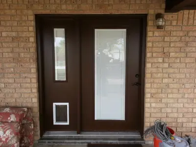 Outdoor Entrance Door by Enterprises Tex Tile LLC