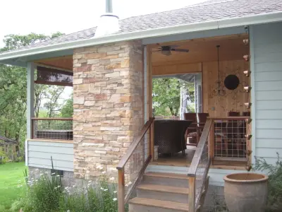 Enclosed Outdoor Patio — Home Renovation & Remodeling Services project by Allen And Allen Const.