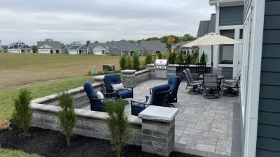Aurea Gardens - Retaining Wall Construction in Plain City, OH