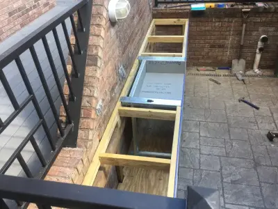 Alfresco cooking area — Home Renovation & Remodeling Services project by Advantedge Stone, LLC