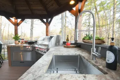 Al Fresco Cooking Area — Home Renovation & Remodeling Services project by Blue Ridge Design Build