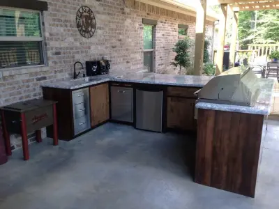 Alfresco Cooking Space — Home Renovation & Remodeling Services project by A G Y Enterprises