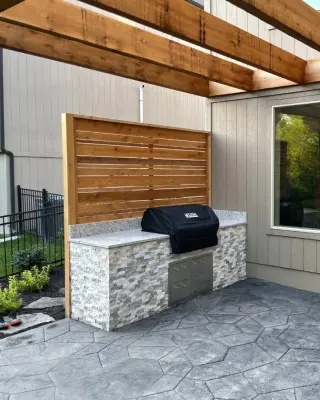 Personalized Grill Setup — Home Renovation & Remodeling Services project by Reliance Construction Group