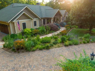 Biltmore Lake residence — Landscape Construction project by B.B. Barns Landscape Services