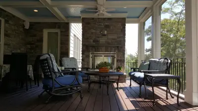 Serene Screened Porch Outdoor Living in Fort Mill — Home Renovation & Remodeling Services project by Fineline Construction