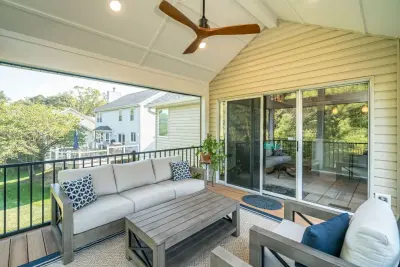 Screened Patio with Deck for Outdoor Living — Home Renovation & Remodeling Services project by Lakeside Renovation & Design
