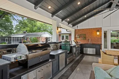 Alfresco Dining Area — Home Renovation & Remodeling Services project by Nunley Custom Homes