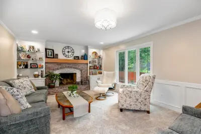 Overland Park Ground Level Renovation - Kitchen, Living Area, Dining Space, and Den — Home Renovation & Remodeling Services project by Martanne Construction