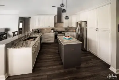 Palm Harbor Dual-Tone Kitchen Renovation — Home Renovation & Remodeling Services project by L-Bro Enterprises Inc.