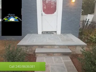 Stone Steps in Takoma Park — Landscape Construction project by Best Landscape & Construction