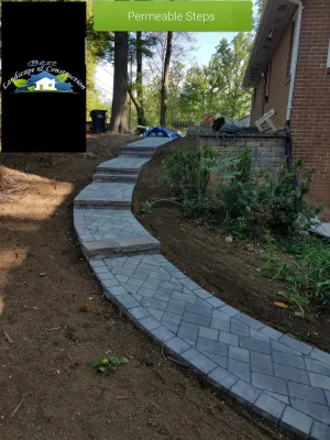 Permeable Walkway Greenbelt — Landscape Construction project by Best Landscape & Construction in Greenbelt