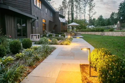 Landscape Lighting — Landscape Construction project by Burke Brothers Landscape Design/Build
