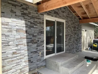 Stone Project for Patio Area — Home Renovation & Remodeling Services project by Stark Construction LLC